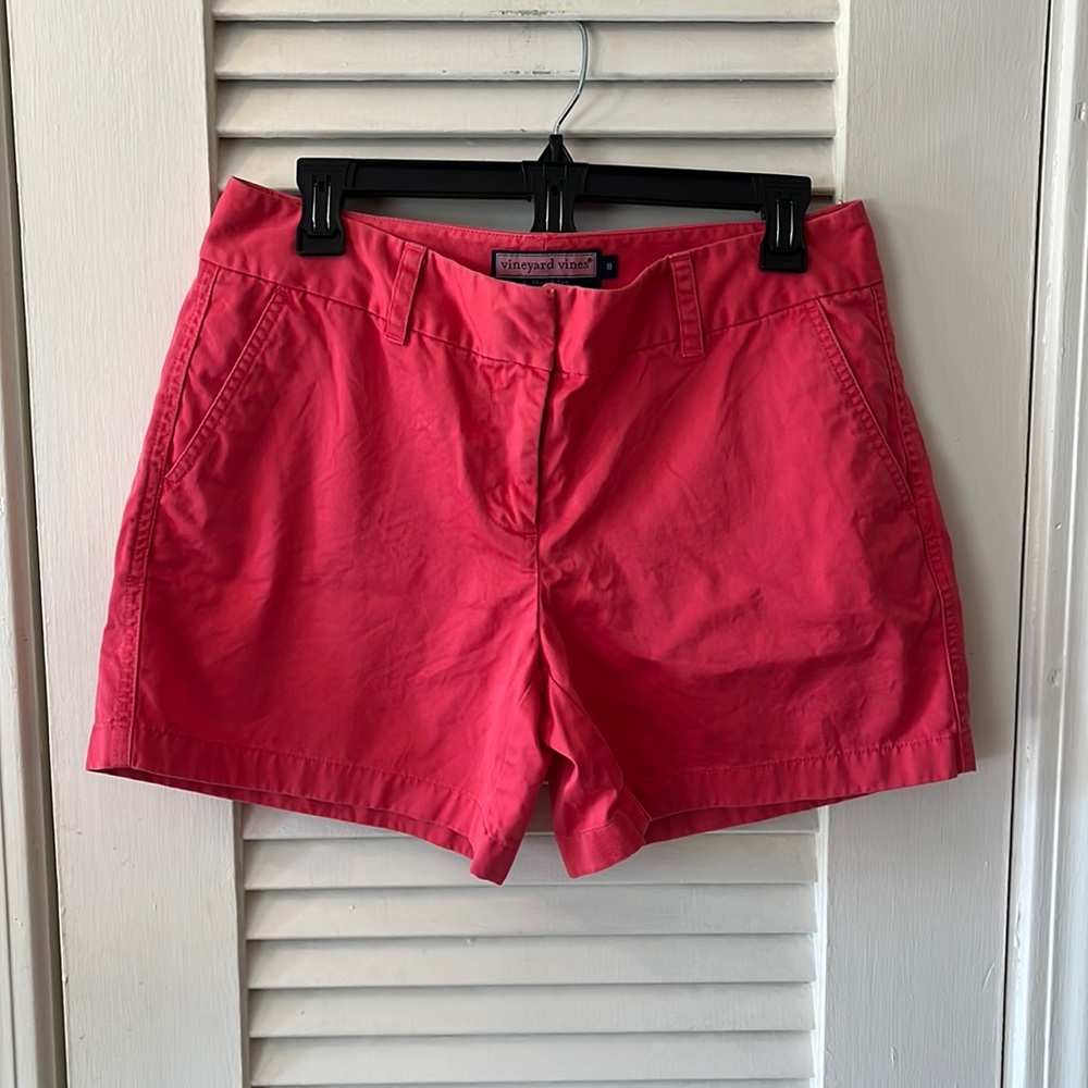 VINEYARD VINES Coral Chino Shorts - Ladies Size 8